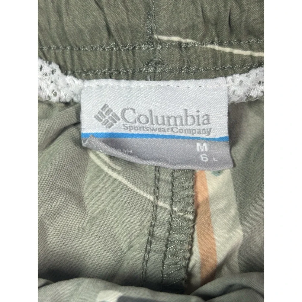 Columbia PFG Mens Shorts Medium Swimming Fishing Flags Martini Boat Print